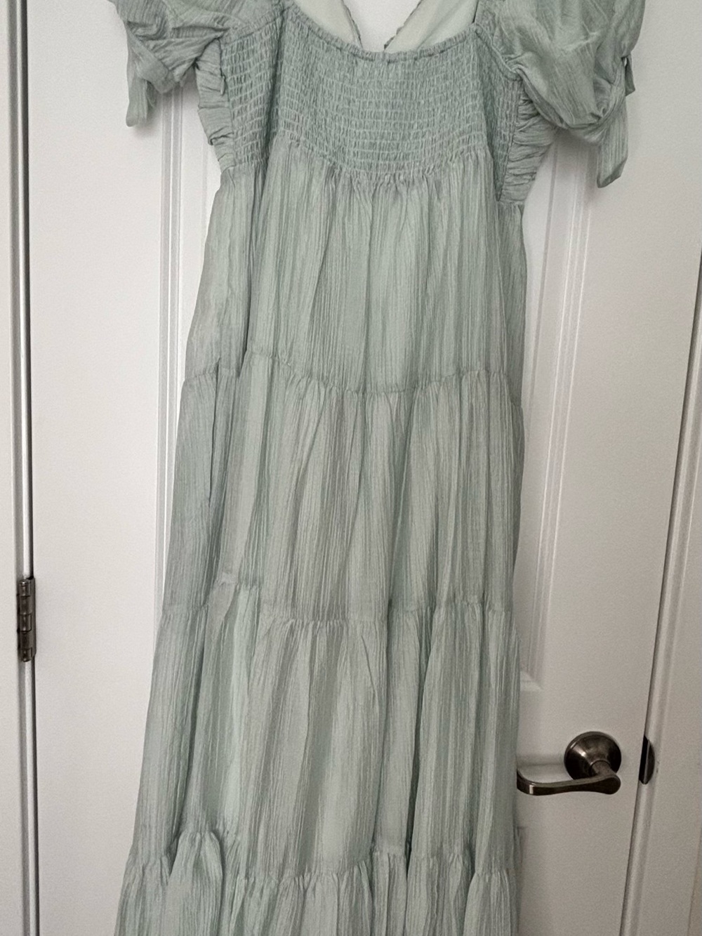 Worth Collective Grayson Dress - Mint - Bump Friendly - Picture 5 of 7